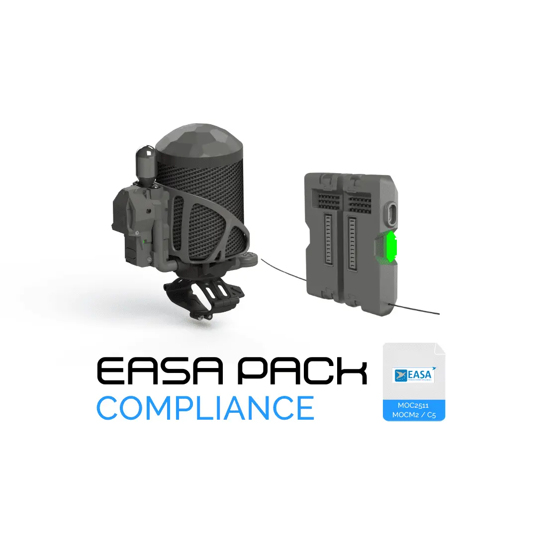 Dronavia Kronos Parachute System for DJI Inspire 3 Action