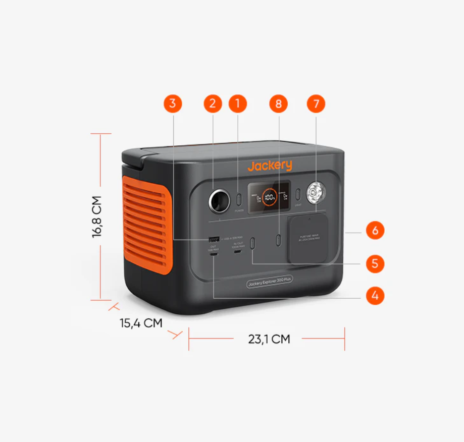Jackery Explorer 300 plus - Portable Power station entry-level - Afbeelding 5