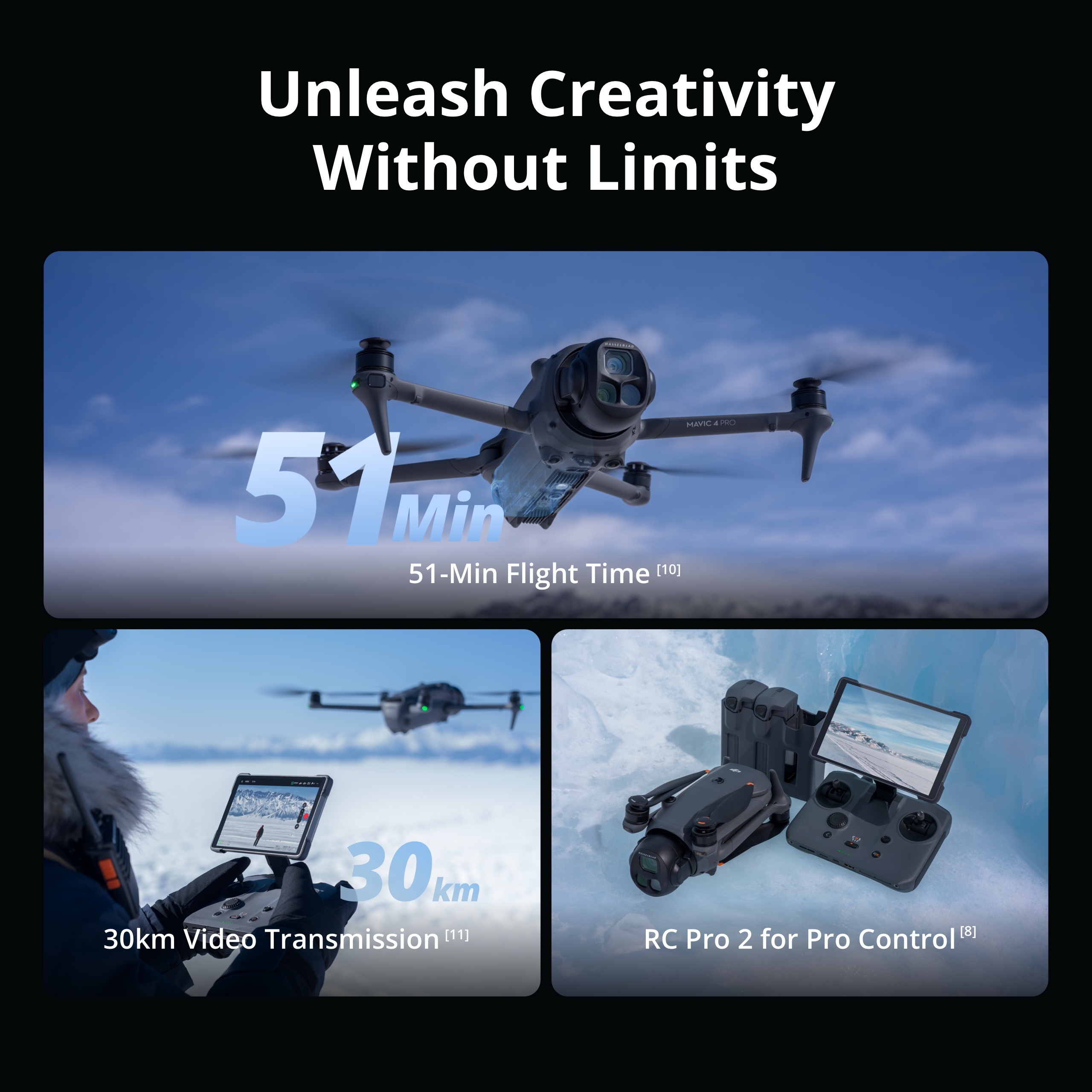 DJI Mavic 4 Pro Fly More Combo - including DJI RC331 Smart Controller Product