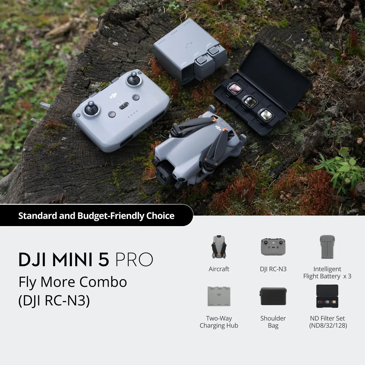 DJI Mini 5 Pro Fly More Combo (DJI RC-N3) - Afbeelding 3