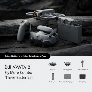 DJI Avata 2 - Fly Smart Combo - Three Batteries Action