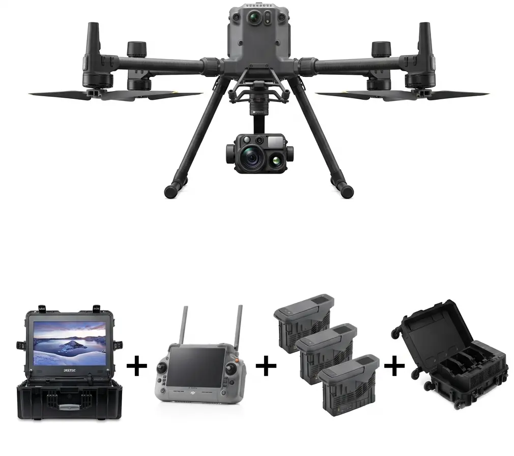 DJI Matrice 400 Live Inspection H30T, 21.5" Monitor, 3× Batteries, Charger & Launch Pad 1
