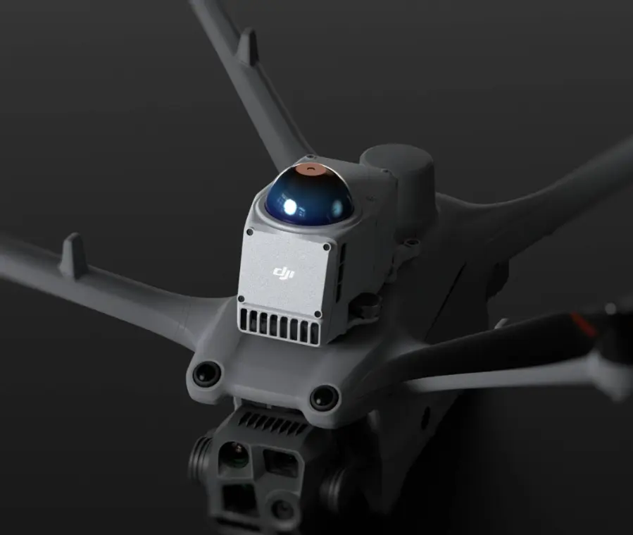 DJI Matrice 4D Infrastructure Inspection Obstacle Sensing Module, 3× Batteries & Launch Pad 2