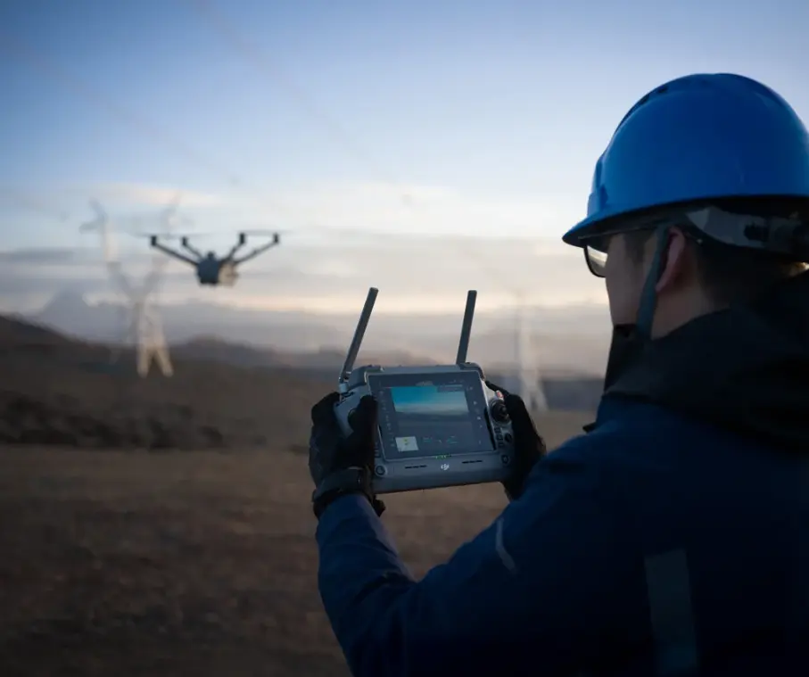 DJI Matrice 4D Infrastructure Inspection Obstacle Sensing Module, 3× Batteries & Launch Pad 3
