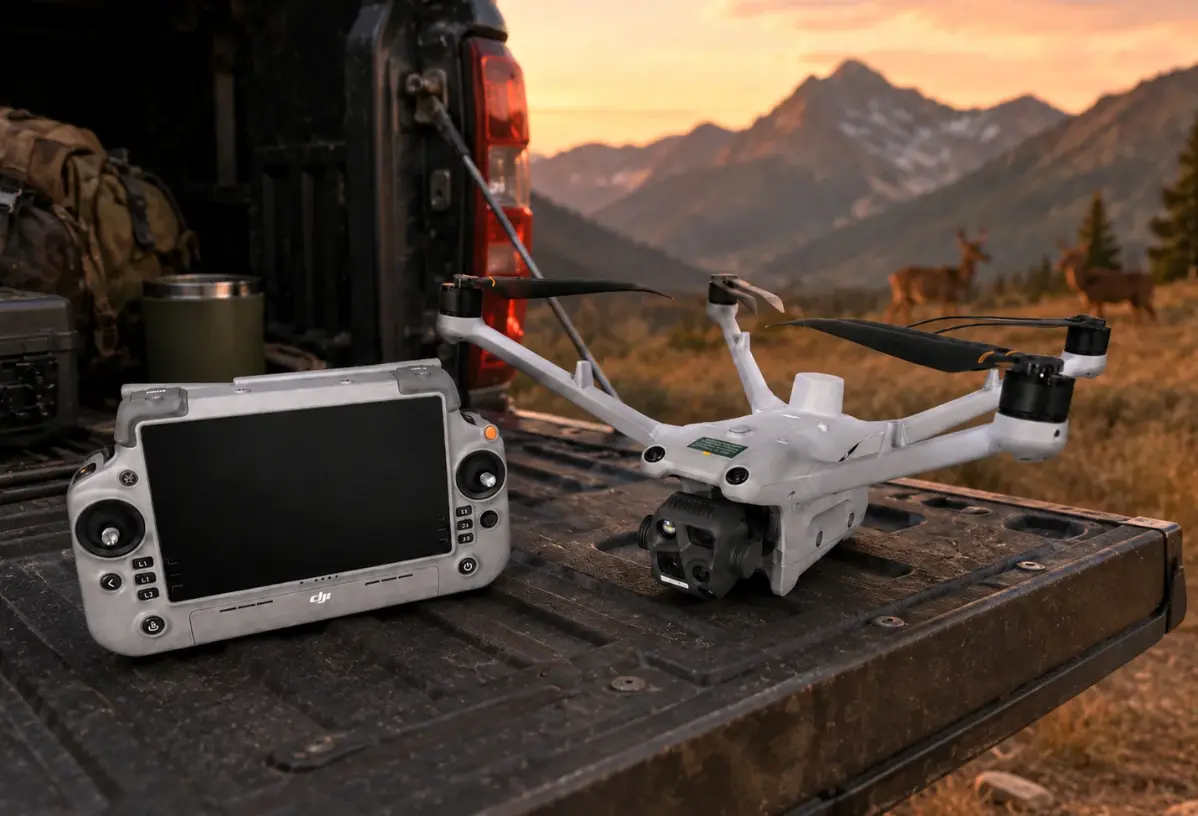 DJI Matrice 4TD Live Inspection 21.5" Monitor, 3× Batteries & Launch Pad 1